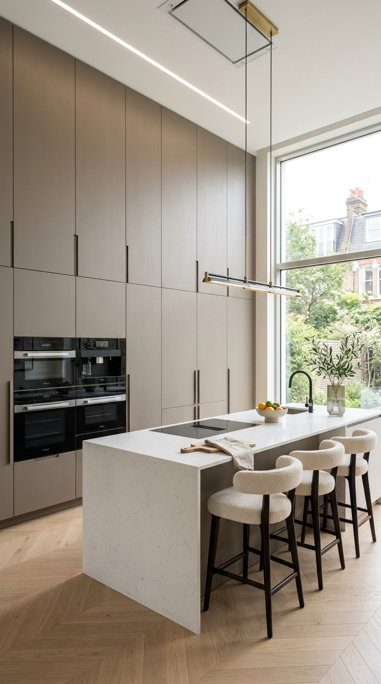 Elegant Floor-to-Ceiling Cabinet Kitchen