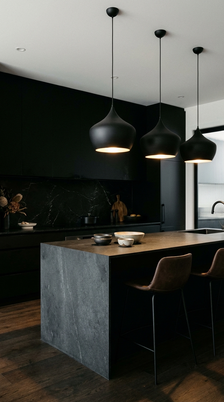 Modern Black Pendant Lighting Elegance