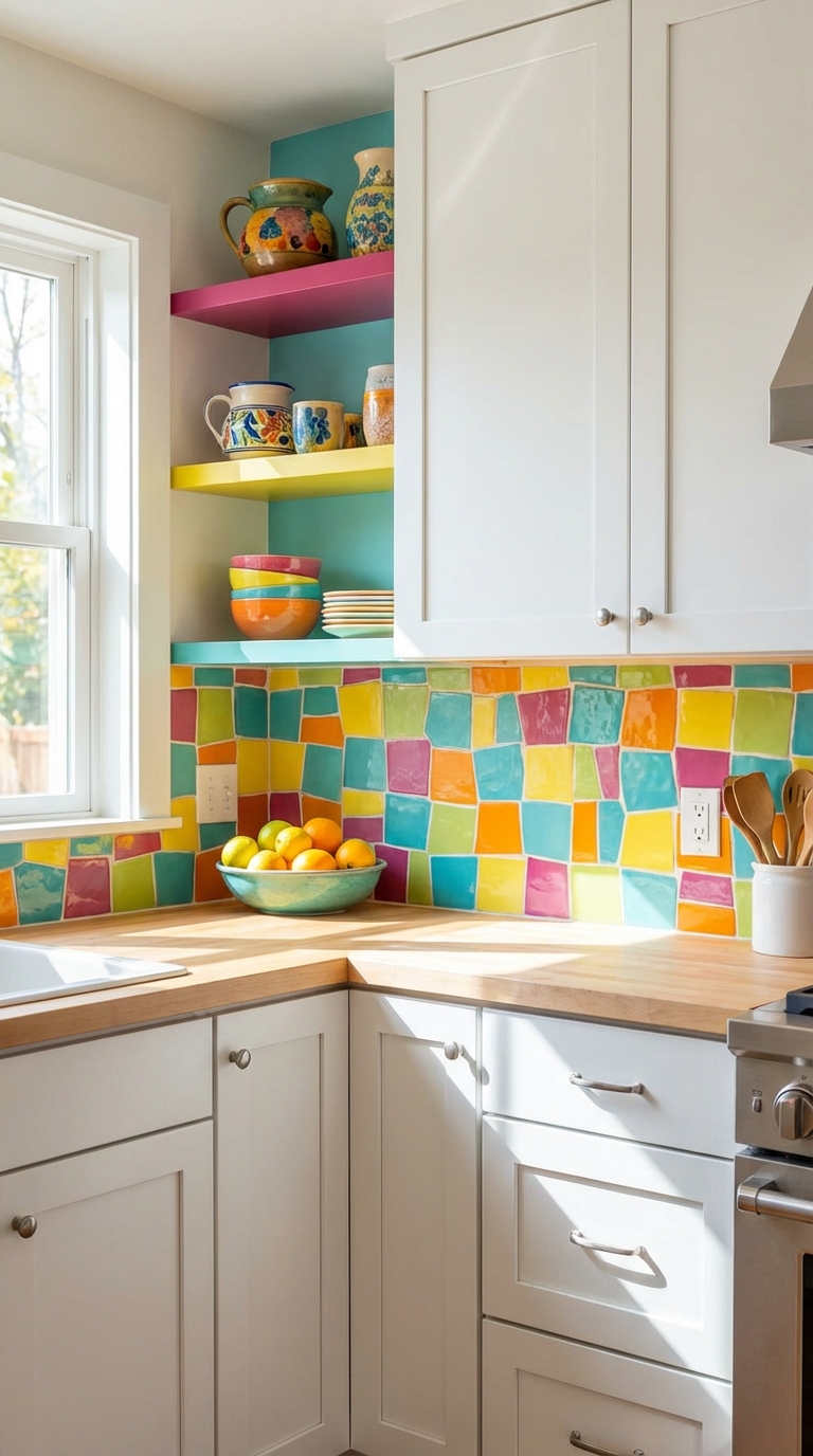 Playful Colorful Tiles That Brighten Everyday Spaces