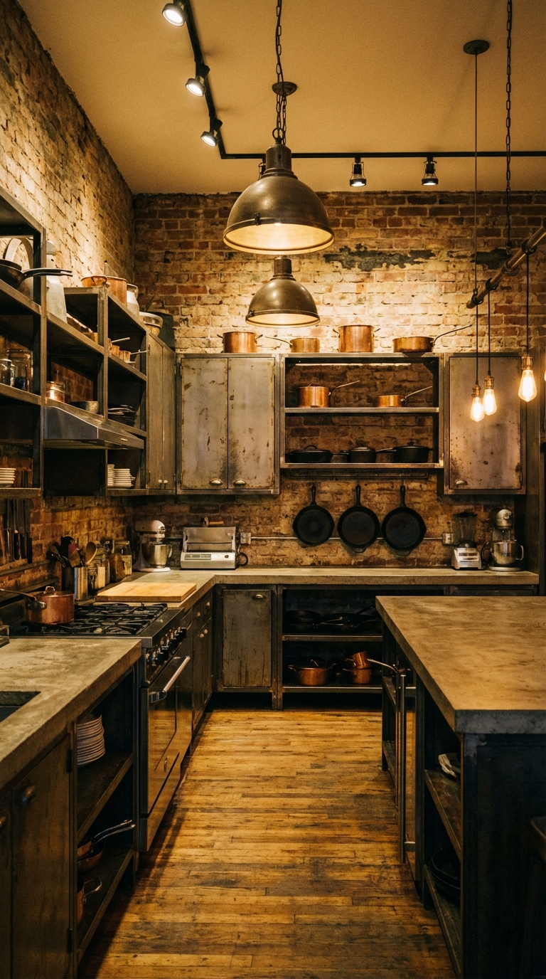 Vintage Industrial Kitchen With Character