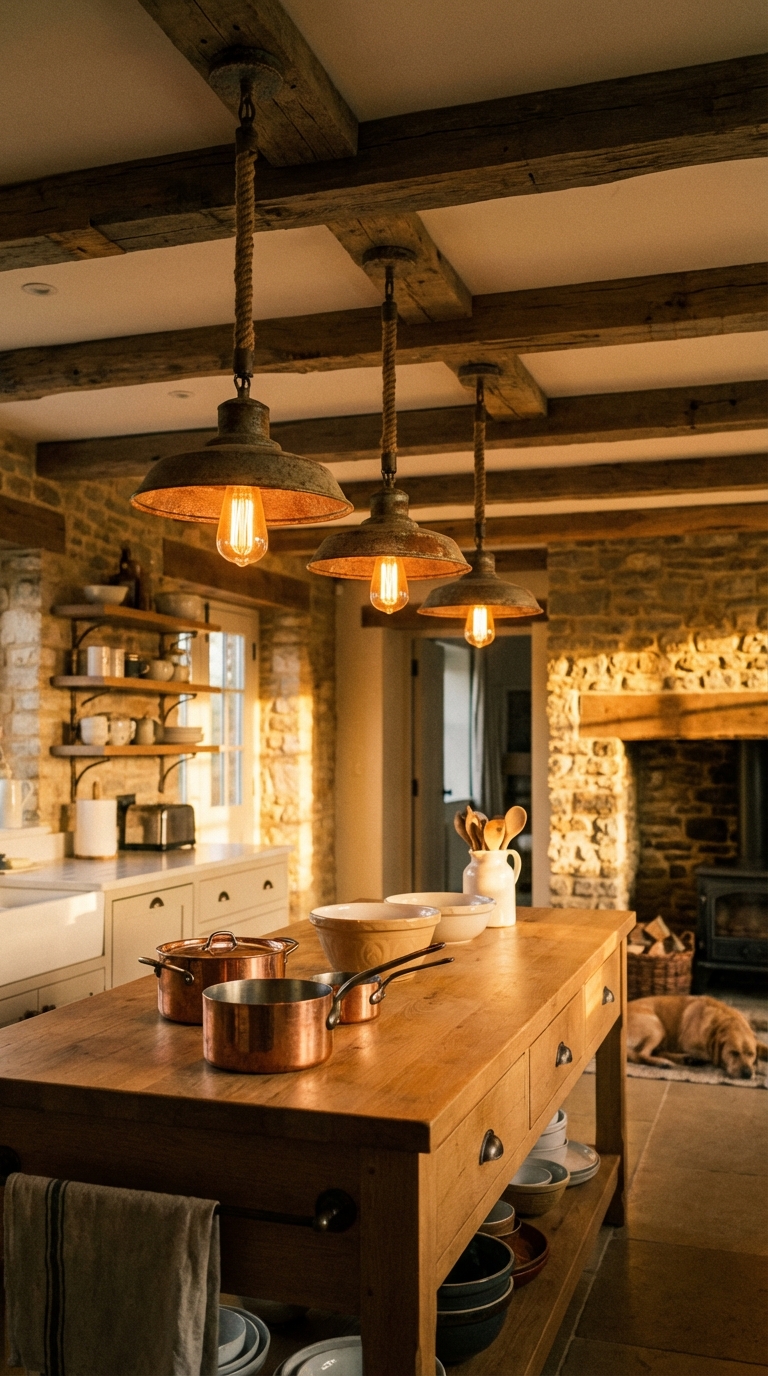 Rustic Industrial Pendant Lighting Charm