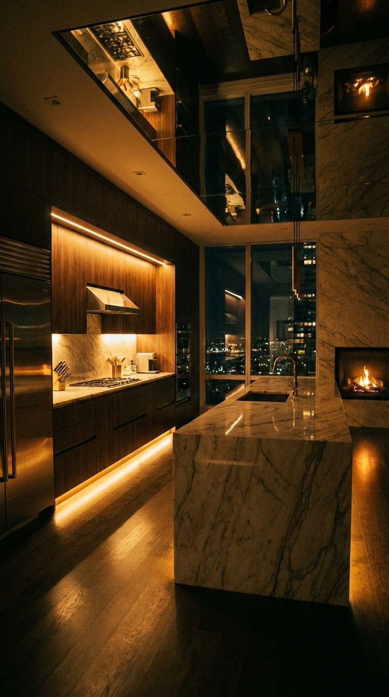 Moody Lighting With Dramatic Urban Atmosphere