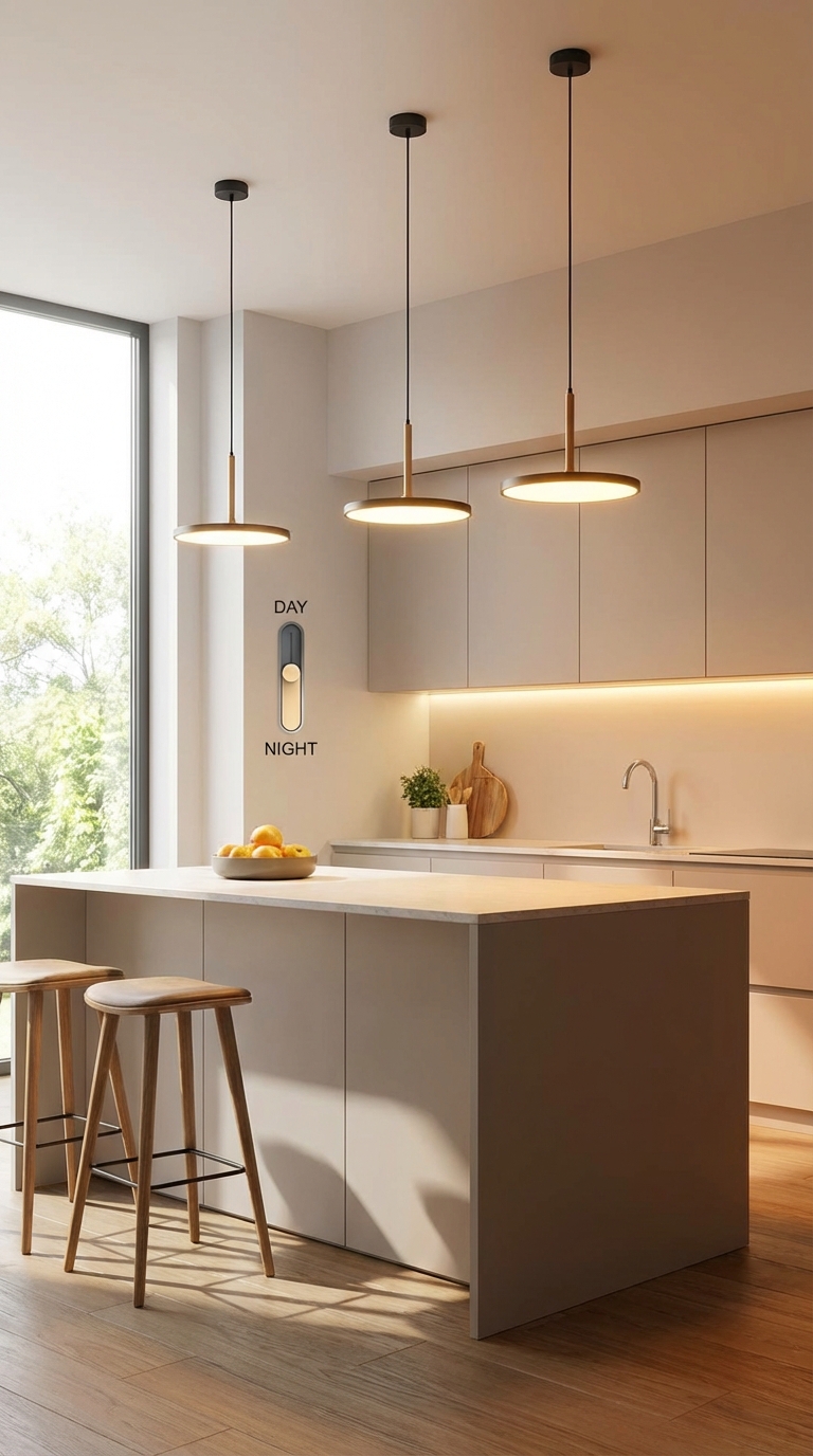 Minimalist Linear Pendant Lighting Concept