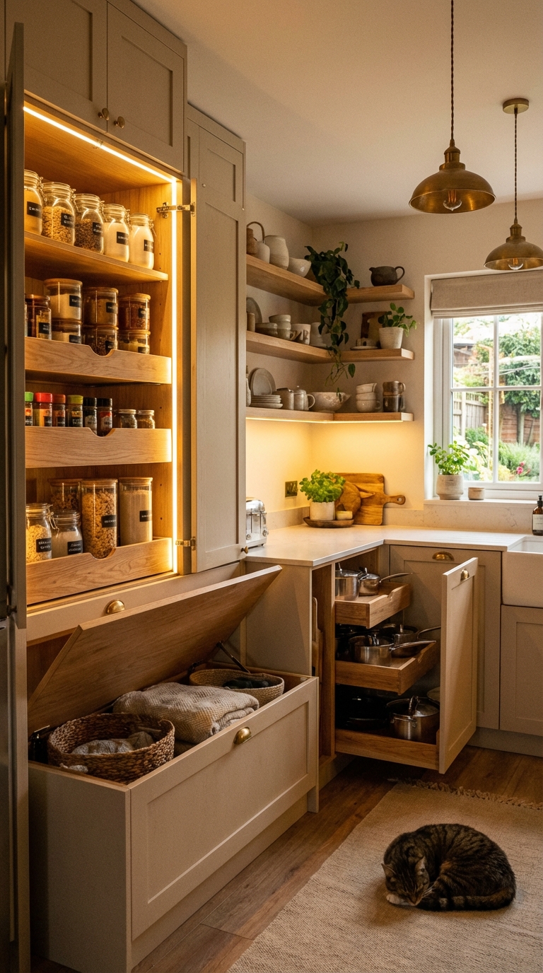 Hidden Gems in Custom Cabinetry Pull-Outs