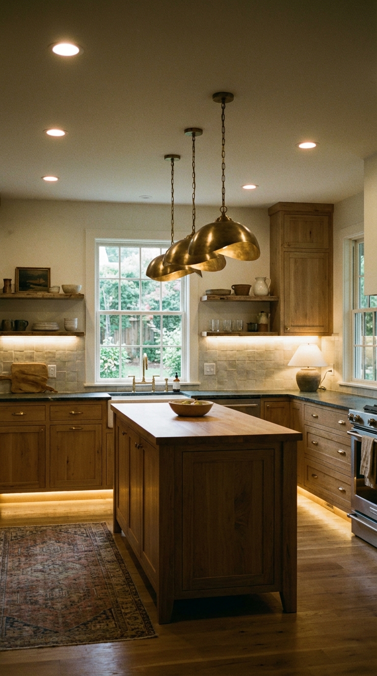 Layered Lighting with Natural Materials
