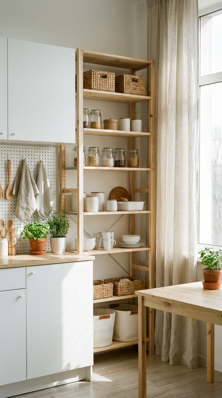Creating Warmth with Scandi-Style Open Shelving