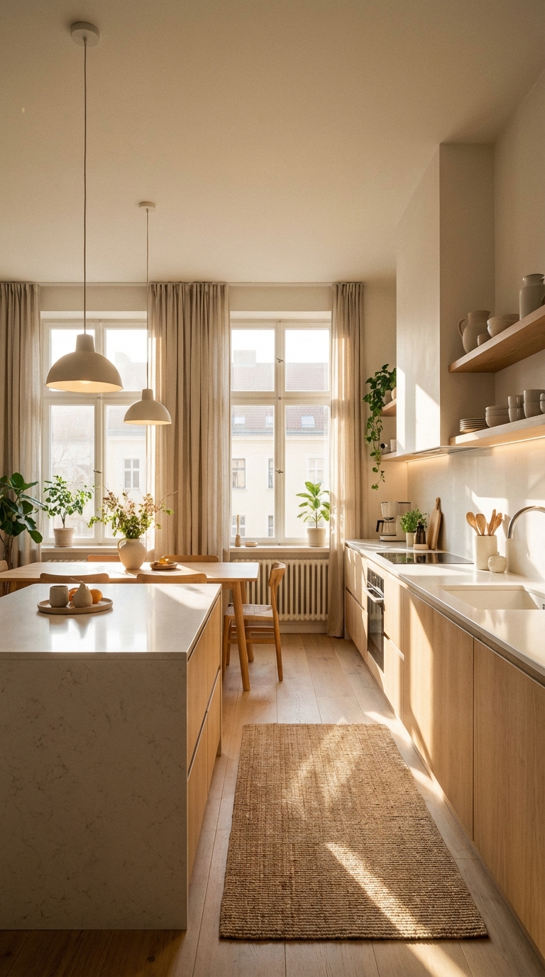 Bright Scandinavian Inspired Natural Lighting