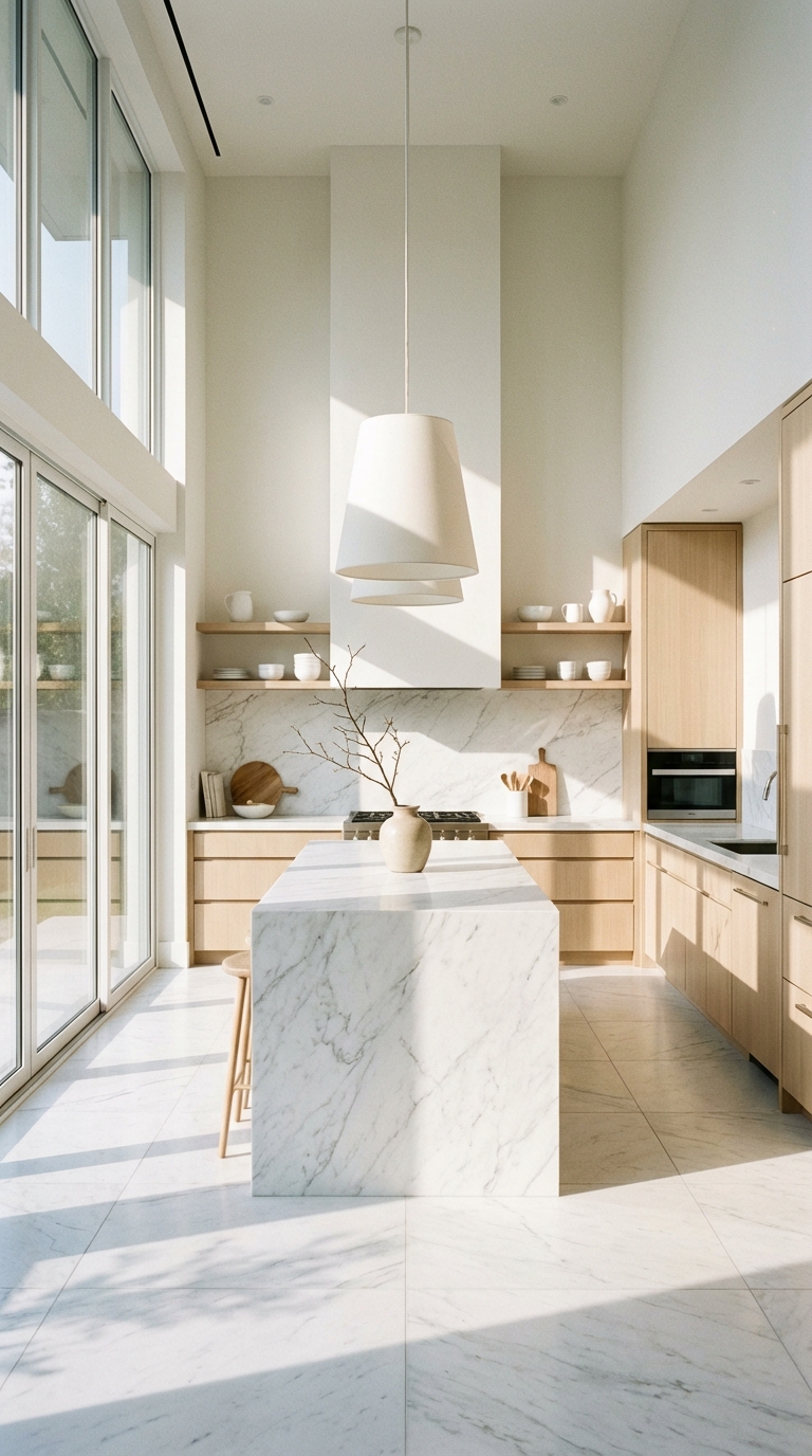 Double Height Space With Sculptural Simplicity