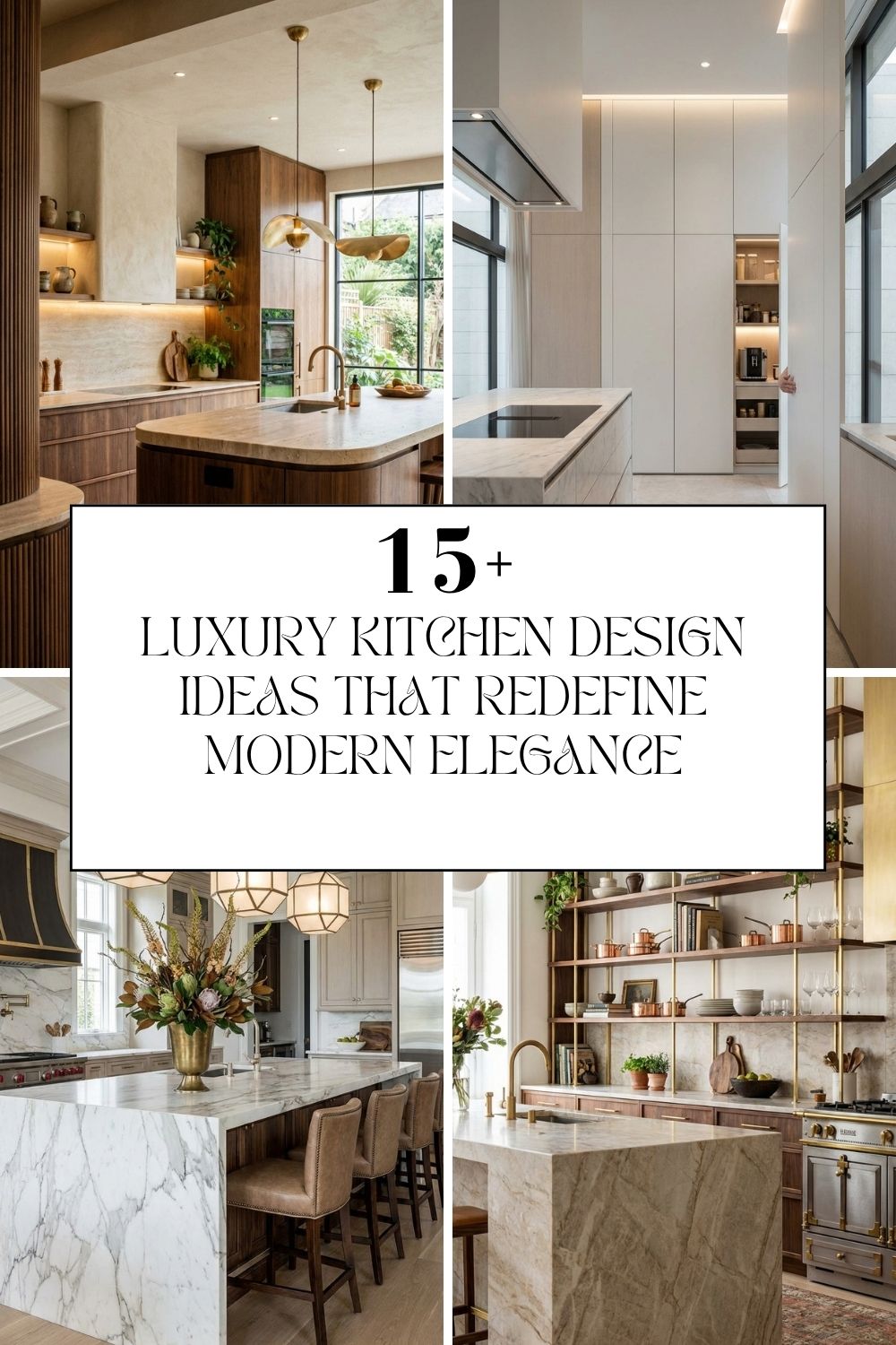 20 Luxury Kitchen Design Ideas That Redefine Modern Elegance - Natgeos