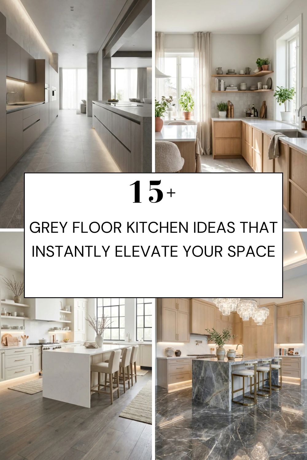 15 Grey Floor Kitchen Ideas That Instantly Elevate Your Space - Natgeos