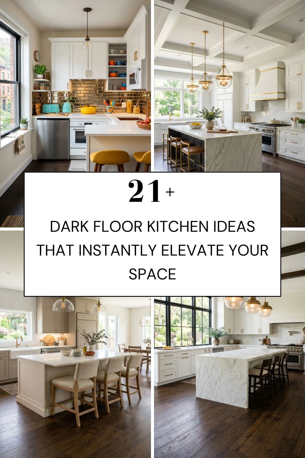 21 Dark Floor Kitchen Ideas That Instantly Elevate Your Space - Natgeos