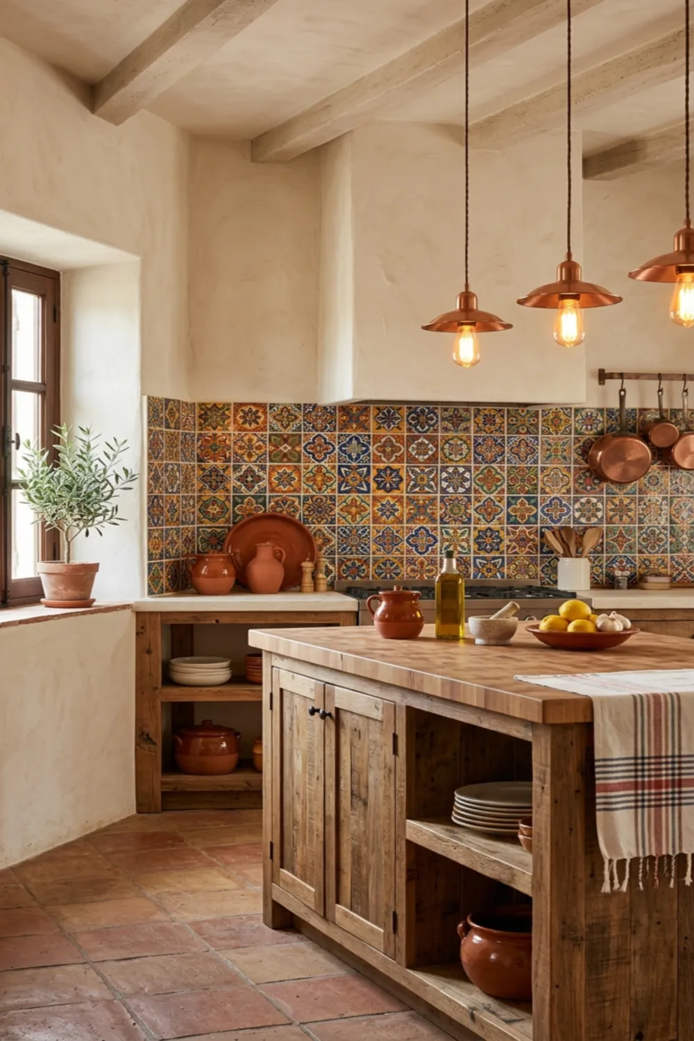 Spanish Style Tile Kitchen Floors