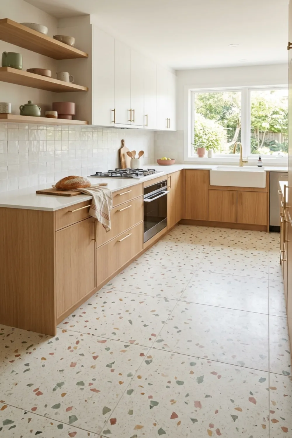 Geometric Kitchen Floor Tile Designs