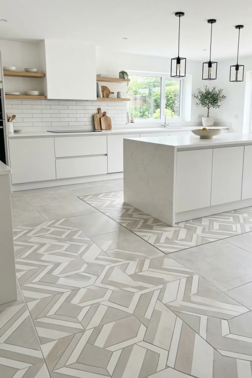 Colorful Terrazzo Kitchen Floors